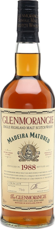 Glenmorangie 1988 Madeira Matured #3078 56.6% 700ml