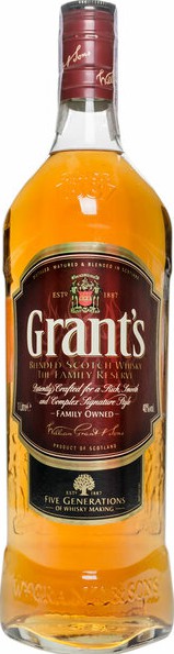 Grant's The Family Reserve Blended Scotch Whisky 43% 1000ml