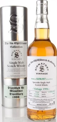 Glenlivet 1996 SV The Un-Chillfiltered Collection 1st Fill Sherry Butt #163418 46% 700ml