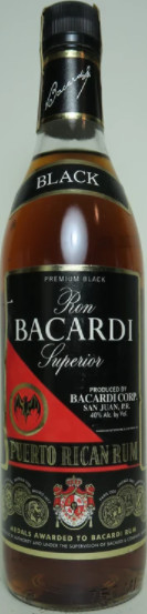 Bacardi Premium Black Superior 40% 750ml