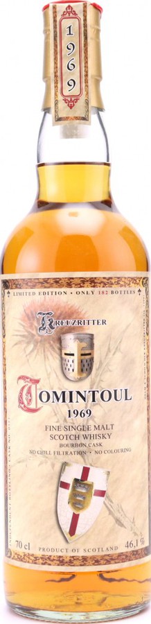 Tomintoul 1969 MT Kreuzritter Collection Bourbon Cask #351 46.1% 700ml