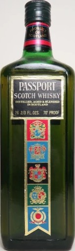 Passport 100% Scotch Whiskies Imported Scotch Whisky 40% 750ml