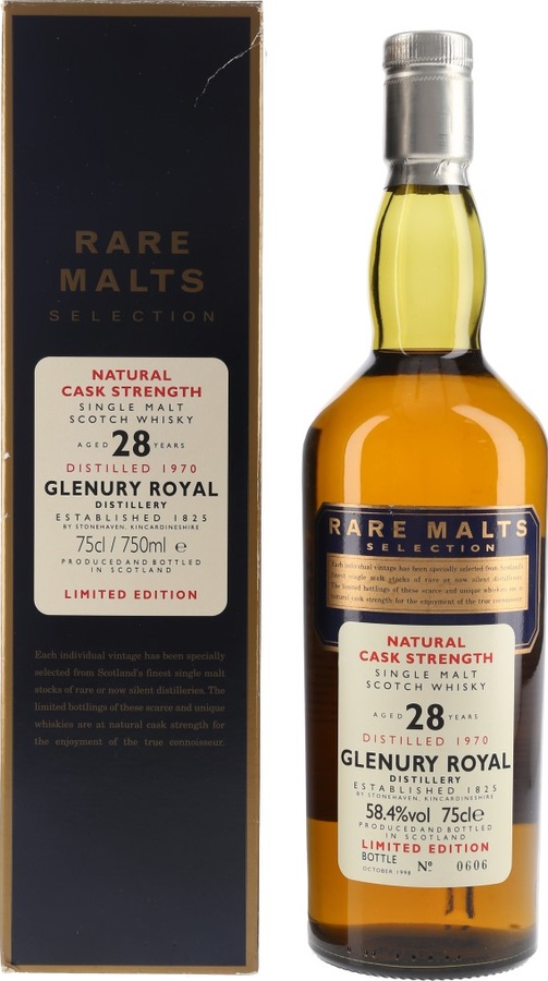 Glenury Royal 1970 Rare Malts Selection 58.4% 750ml