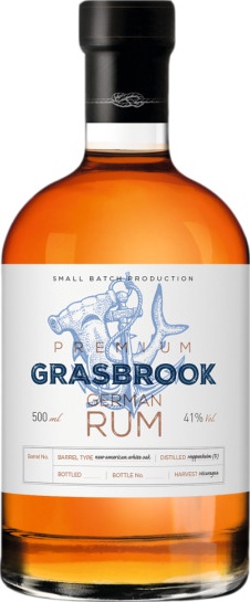 Grasbrook German Premium Rum 2yo 41% 500ml