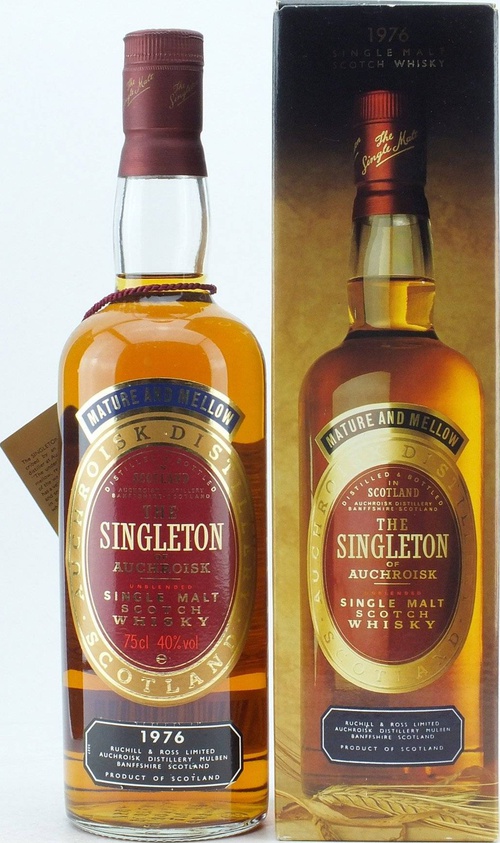 The Singleton of Auchroisk 1976 Unblended Single Malt Scotch Whisky Sherry Casks 43% 750ml