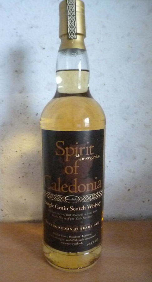 Invergordon 1988 MrW Spirit of Caledonia Bourbon Hogshead #8107 46.9% 700ml