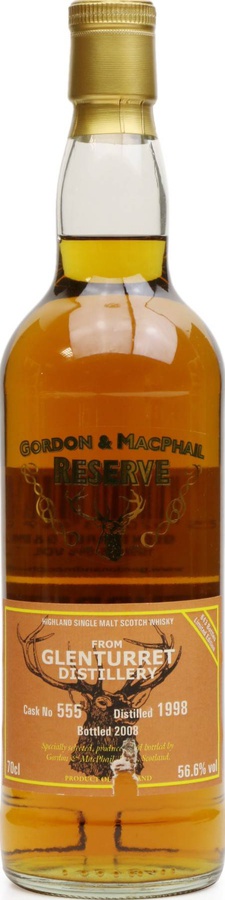 Glenturret 1998 GM Reserve Refill Sherry Butt #555 56.6% 700ml