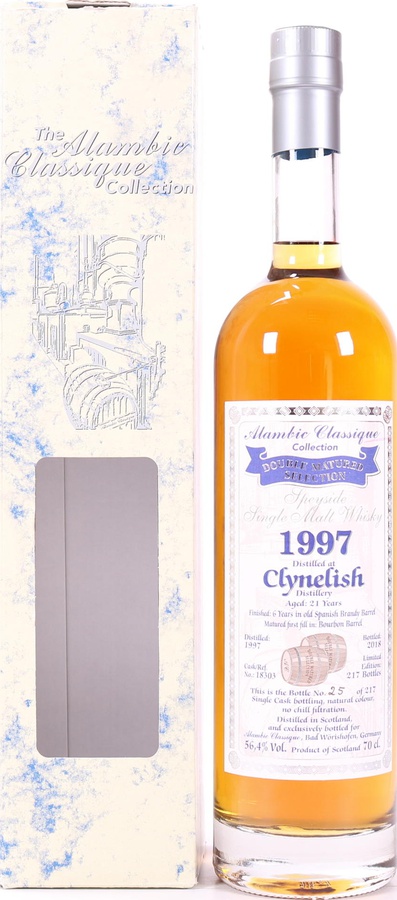 Clynelish 1997 AC Double Matured Selection Spanish Brandy Barrel Finish #18303 56.4% 700ml