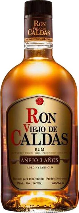 Ron Viejo de Caldas 3yo 40% 700ml