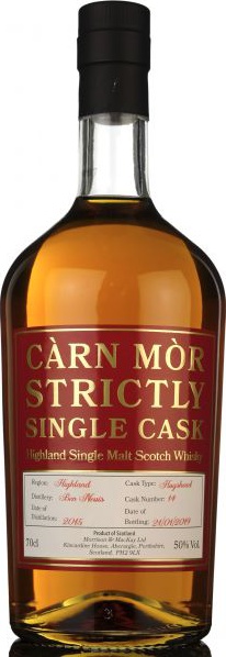 Ben Nevis 2015 MMcK Carn Mor Strictly Single Cask #14 50% 700ml