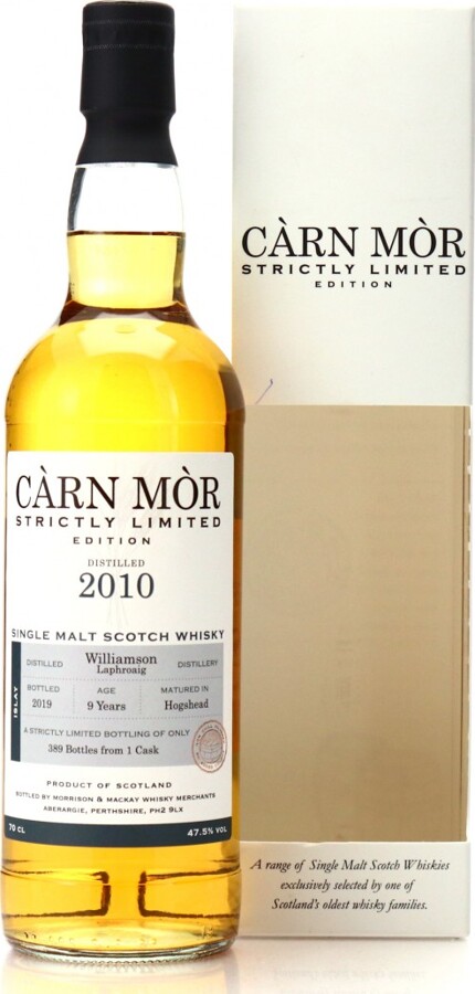 Williamson 2010 MMcK Carn Mor Strictly Limited Edition 47.5% 700ml