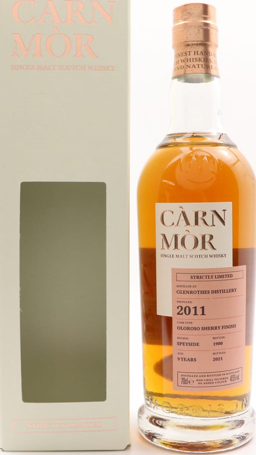 Glenrothes 2011 MSWD Carn Mor Strictly Limited Oloroso Sherry Finish 47.5% 700ml