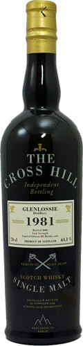 Glenlossie 1981 JW The Cross Hill 27yo #331 64.1% 700ml