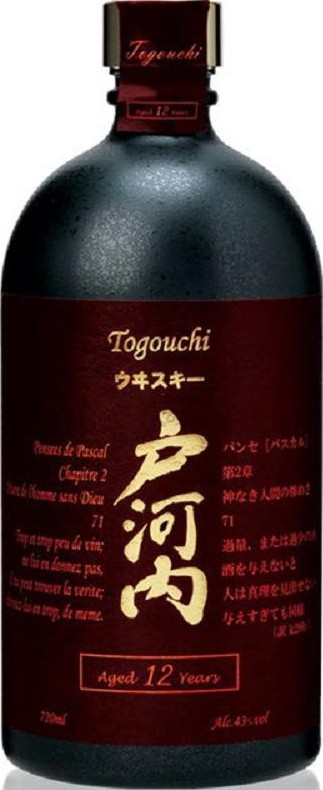 Togouchi 12yo Japanese Blended Whisky 43% 700ml
