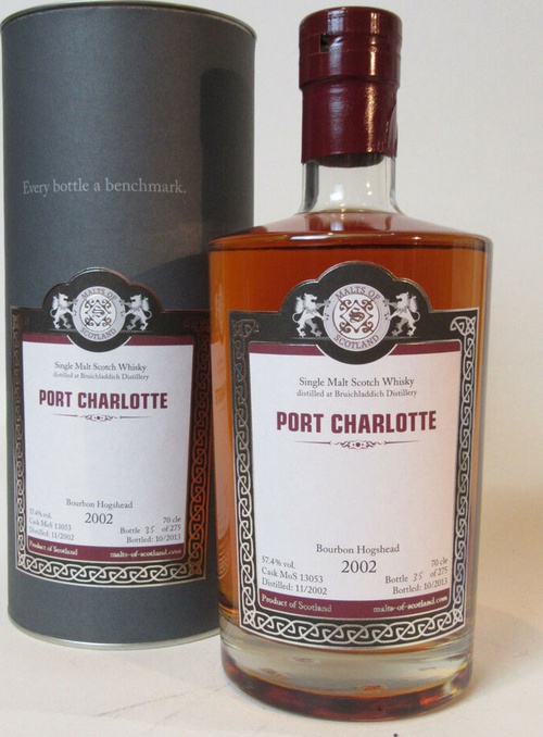 Port Charlotte 2002 MoS Bourbon Hogshead 57.4% 700ml