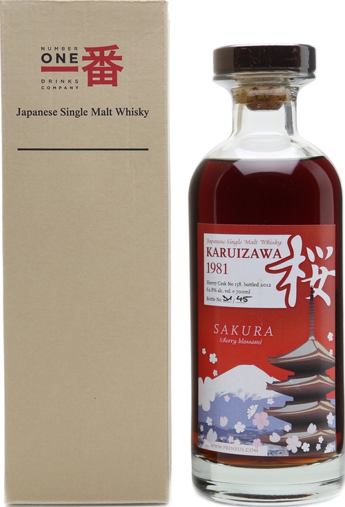 Karuizawa 1981 Sakura Sherry Cask #158 62.8% 700ml