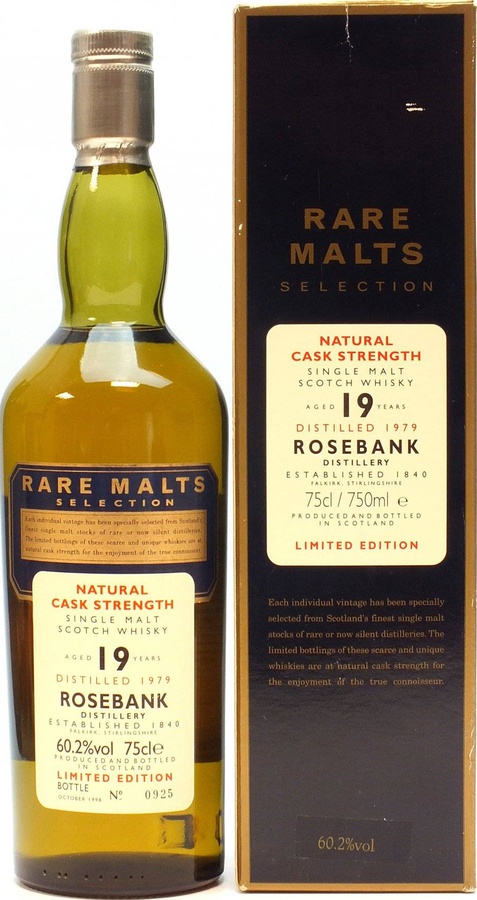 Rosebank 1979 Rare Malts Selection 60.2% 750ml