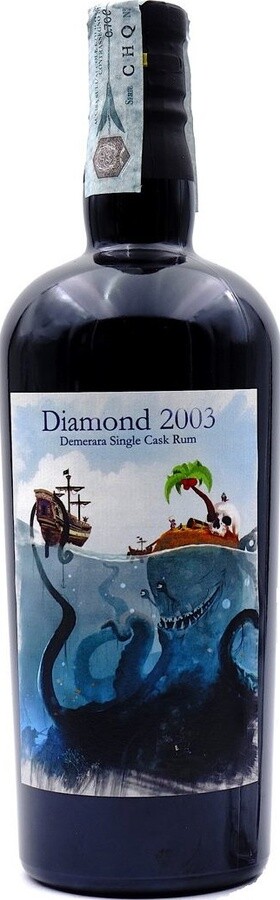 Rom De Luxe 2003 Diamond Demerara Milano Rum Festival Single Cask 14yo 55.8% 700ml