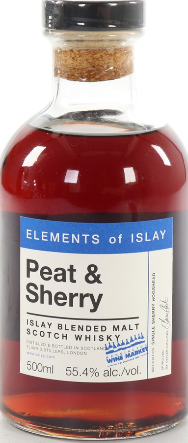 Peat & Sherry Islay Blended Malt Scotch Whisky ElD Elements of Islay Sweden Exclusive 55.3% 500ml