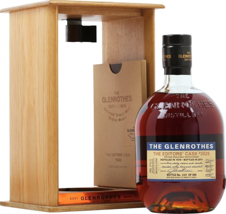 Glenrothes 1979 The Editors Cask #3828 52.1% 700ml