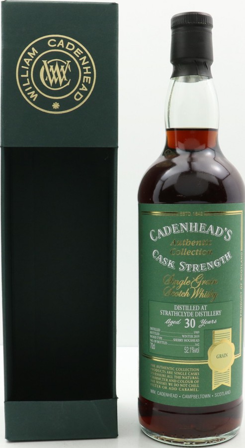 Strathclyde 1989 CA Authentic Collection 52.1% 700ml
