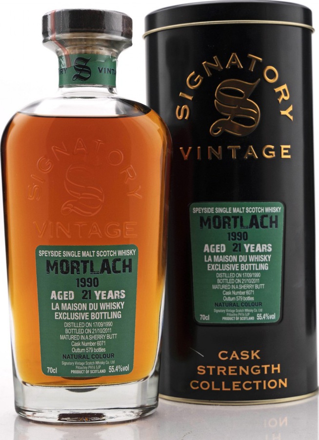Mortlach 1990 SV Cask Strength Collection LMDW First Fill Sherry Butt #6071 55.4% 700ml