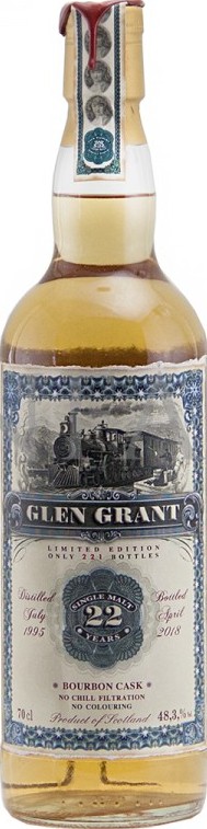 Glen Grant 1995 JW Old Train Line Bourbon Cask #059 48.3% 700ml