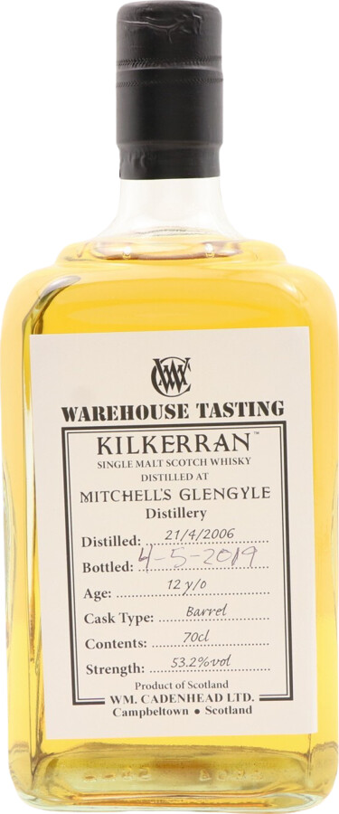 Kilkerran 2006 CA Warehouse Tasting 12yo Barrel 53.2% 700ml