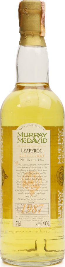 Laphroaig 1987 MM Leapfrog Oak Cask 46% 700ml