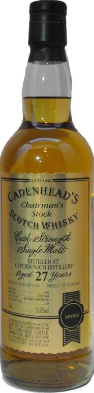 Caperdonich 1980 CA Chairman's Stock 27yo Bourbon Hogshead 56.8% 700ml
