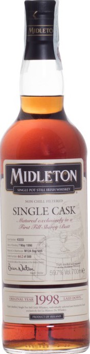 Midleton 1998 Single Cask 1st Fill Sherry Butt #43233 59.7% 700ml