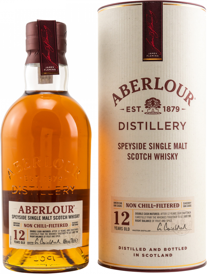 Aberlour 12yo Non Chill-Filtered American Oak Sherry Oak 48% 700ml