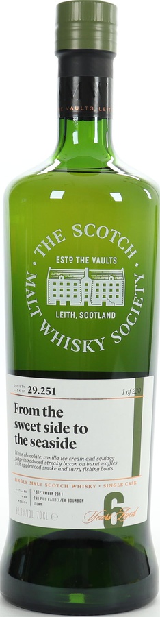 Laphroaig 2011 SMWS 29.251 From the sweet side to the seaside 2nd Fill Ex-Bourbon Barrel 62.7% 700ml