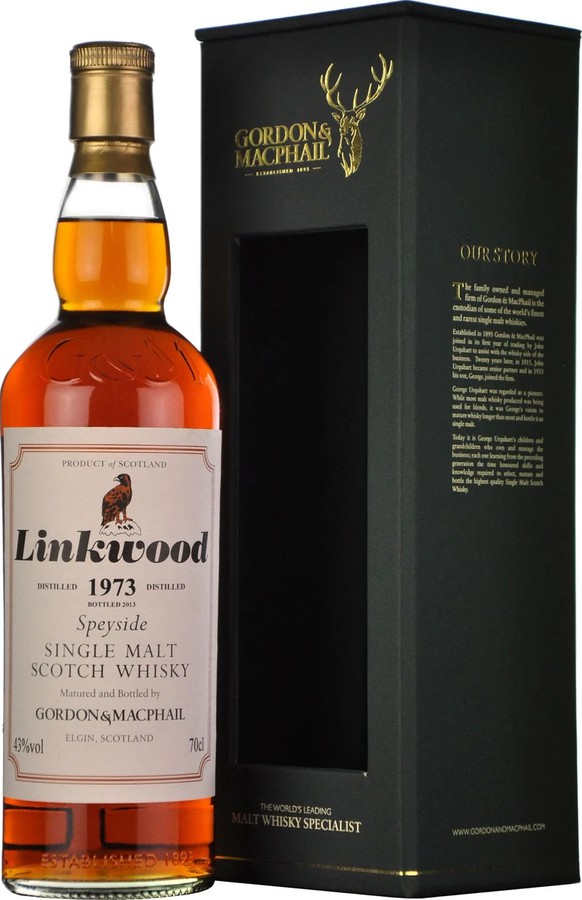 Linkwood 1973 GM Licensed Bottling Sherry 43% 700ml