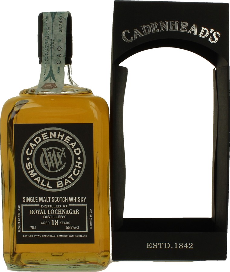 Royal Lochnagar 1996 CA Small Batch Recharred Sherry Butt 55.9% 700ml
