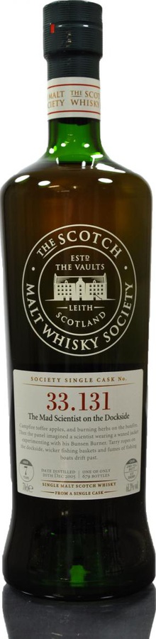 Ardbeg 2005 SMWS 33.131 The Mad Scientist on the Dockside 2nd Fill Ex-Sherry Butt 61.3% 700ml
