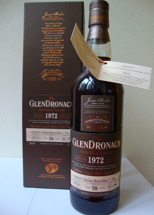 Glendronach 1972 Single Cask Oloroso Sherry Butt #711 Kensington Wine Market Canada 49.8% 750ml