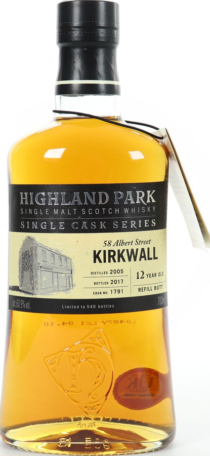 Highland Park 58 Albert Street Kirkwall Refill Butt #1791 60.9% 700ml