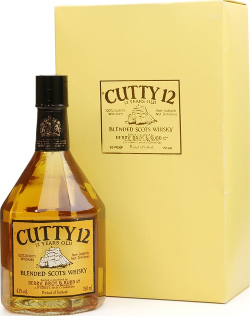 Cutty Sark 12yo Blended Scots Whisky 43% 750ml