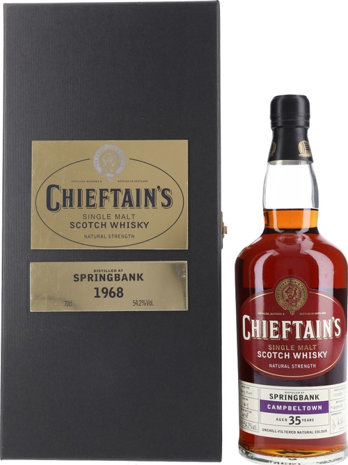 Springbank 1968 IM Chieftain's Choice Sherry Butt #1413 54.2% 700ml