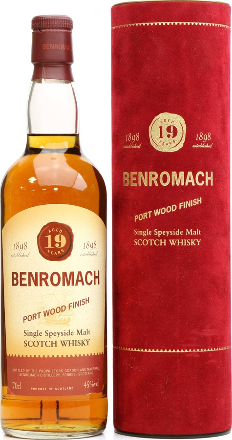 Benromach 19yo Port Wood Finish 45% 700ml