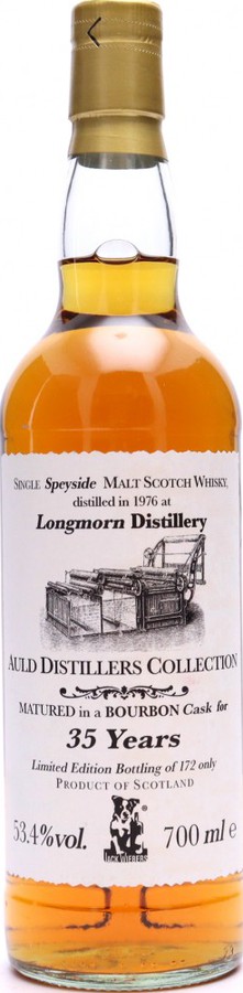 Longmorn 1976 JW Auld Distillers Collection Bourbon Cask 53.4% 700ml