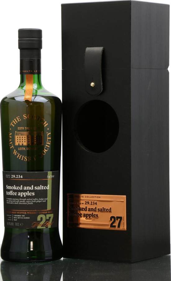 Laphroaig 1989 SMWS 29.234 Smoked and salted toffee apples Refill Ex-Oloroso Sherry Butt 54.9% 700ml