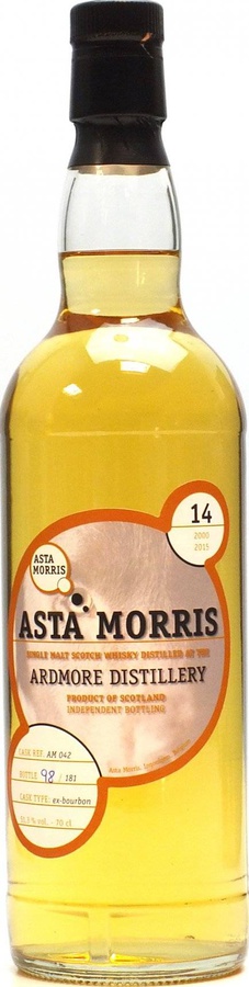 Ardmore 2000 AM Bourbon Cask 51.3% 700ml