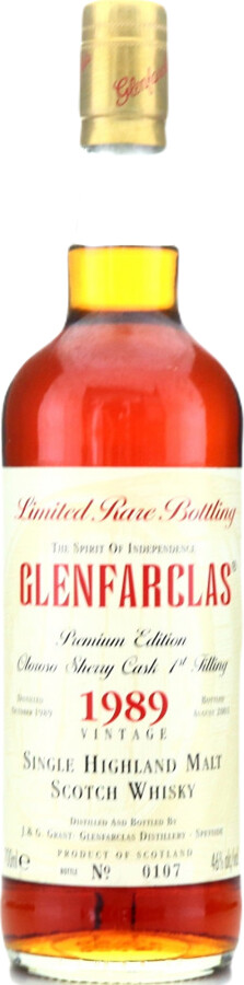 Glenfarclas 1989 Limited Rare Bottling 46% 700ml