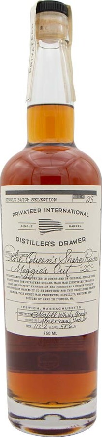 Privateer The Queen's Share Rum Maggie's Cut 26 3yo 58.6% 750ml