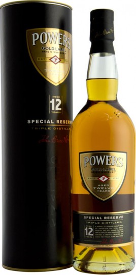 Powers 12yo Gold Label Special Reserve Ex-Bourbon & Sherry-Casks 40% 700ml