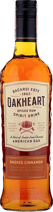 Bacardi Oakheart Smoked Cinnamon 35% 700ml