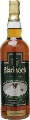 Bladnoch 2001 Lightly Peated Sherry Matured #280 55% 700ml
