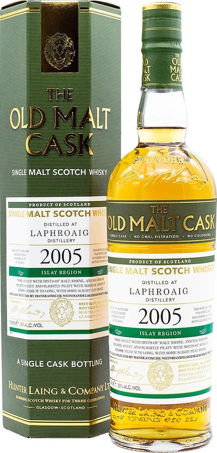 Laphroaig 2005 HL The Old Malt Cask Sherry Butt 50% 700ml